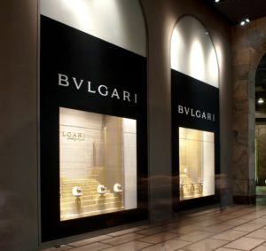 Vetrine Bulgari, La Rinascente Milano